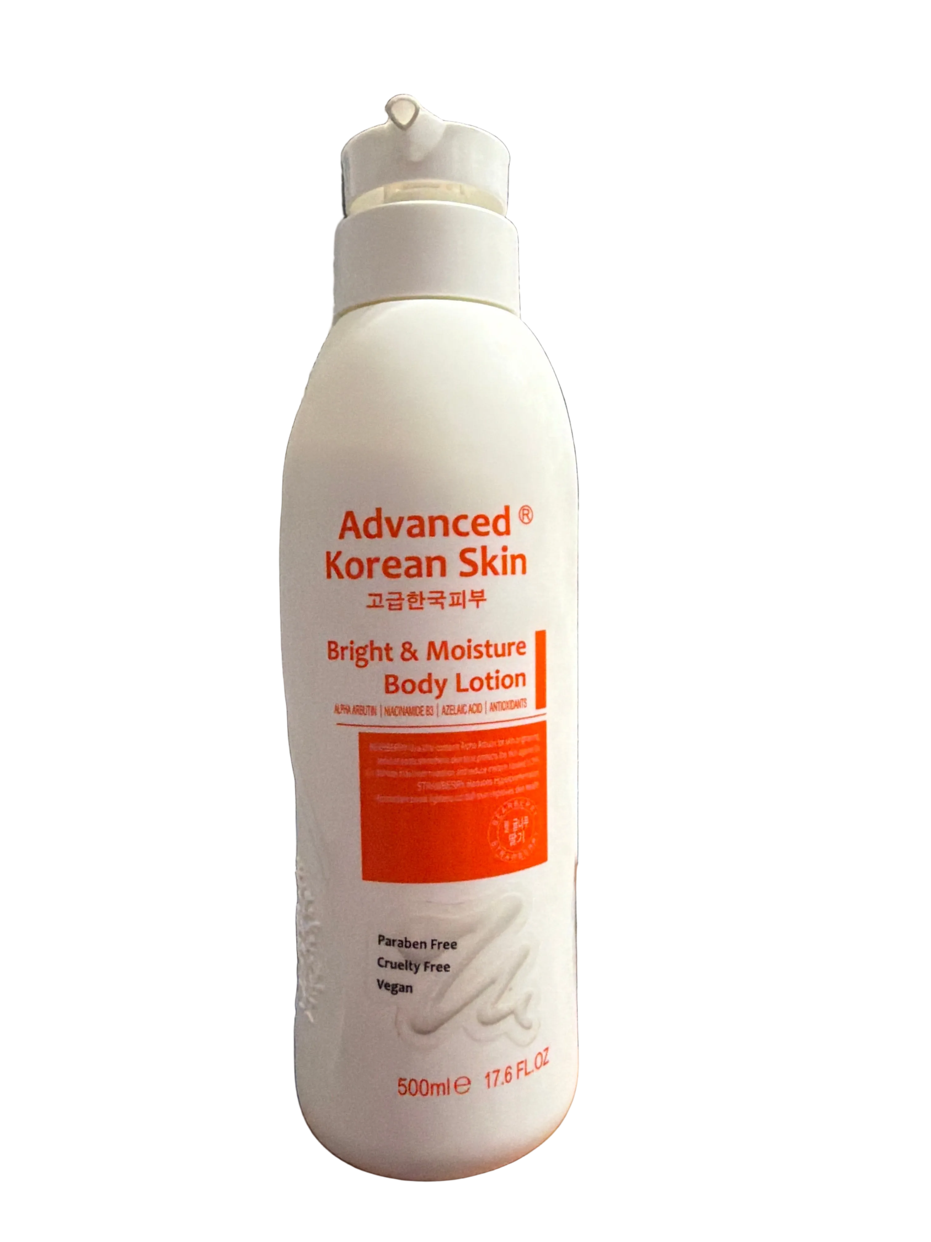 Advanced Korean skin bright & moisture body lotion