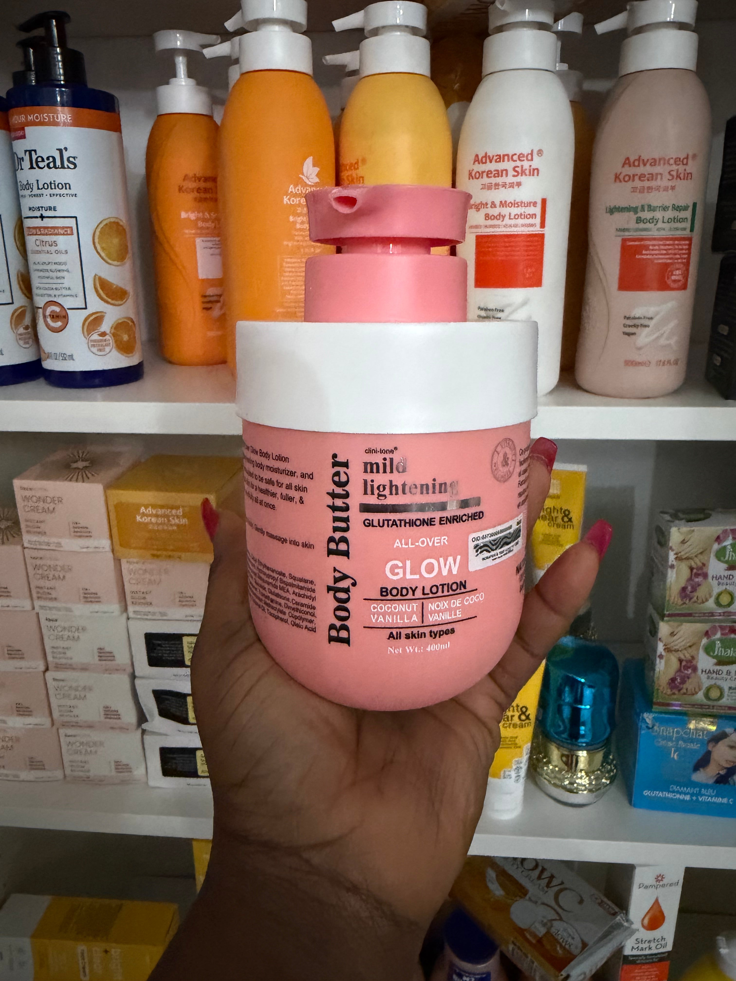 Body butter lotion
