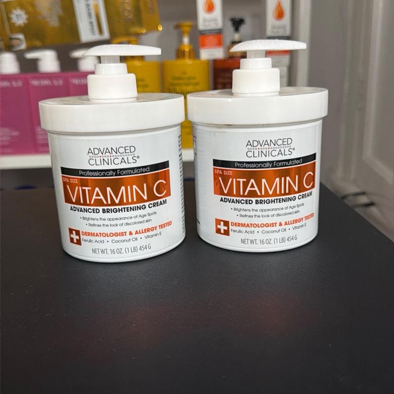 ADVANCED CLINICALS Professionally Formulated SPA SIZE VITAMIN Moisturizer Body Care