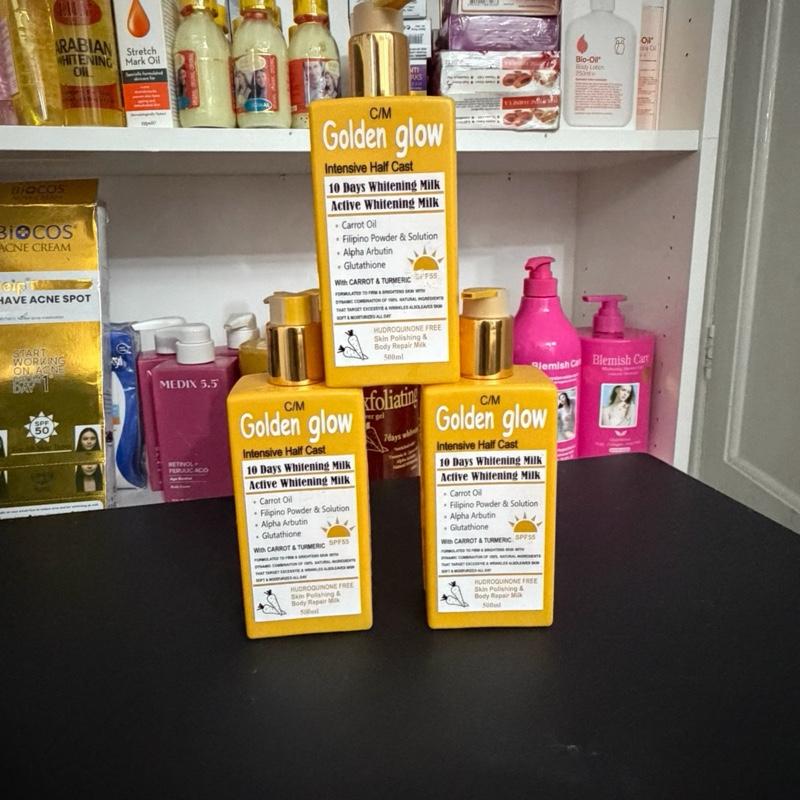 Golden glow Intensive Half Cast 10 Days Whitening Milk