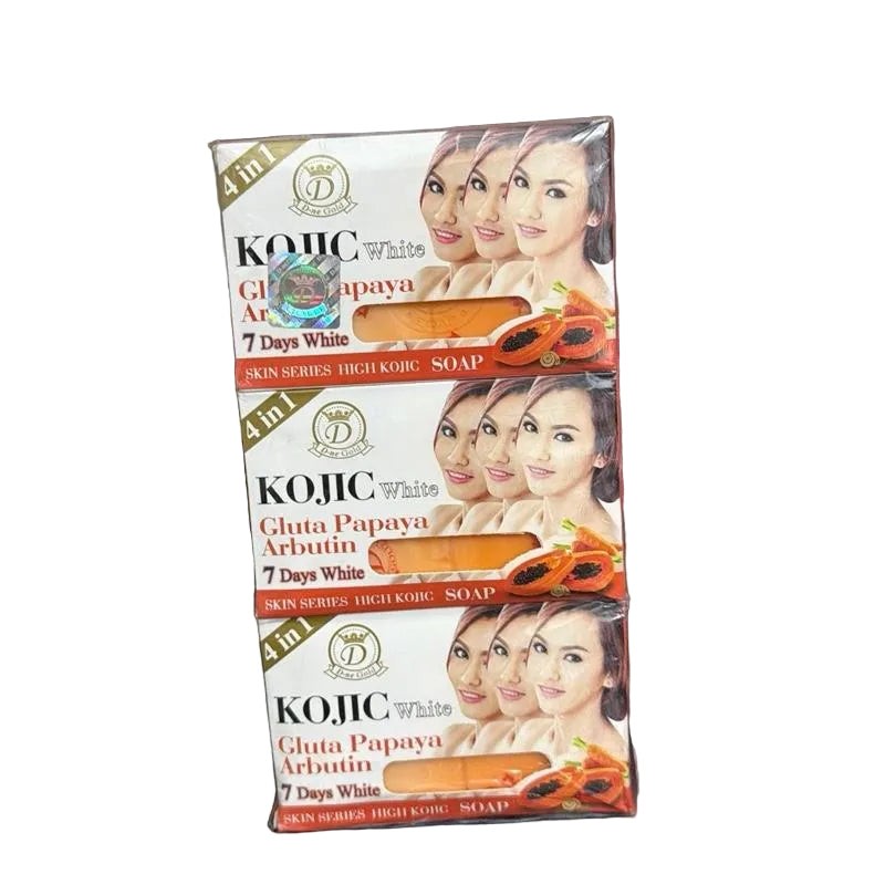 Kojic White Gluta Papaya Arbutin Soap Body Care Body Wash Skin Repair