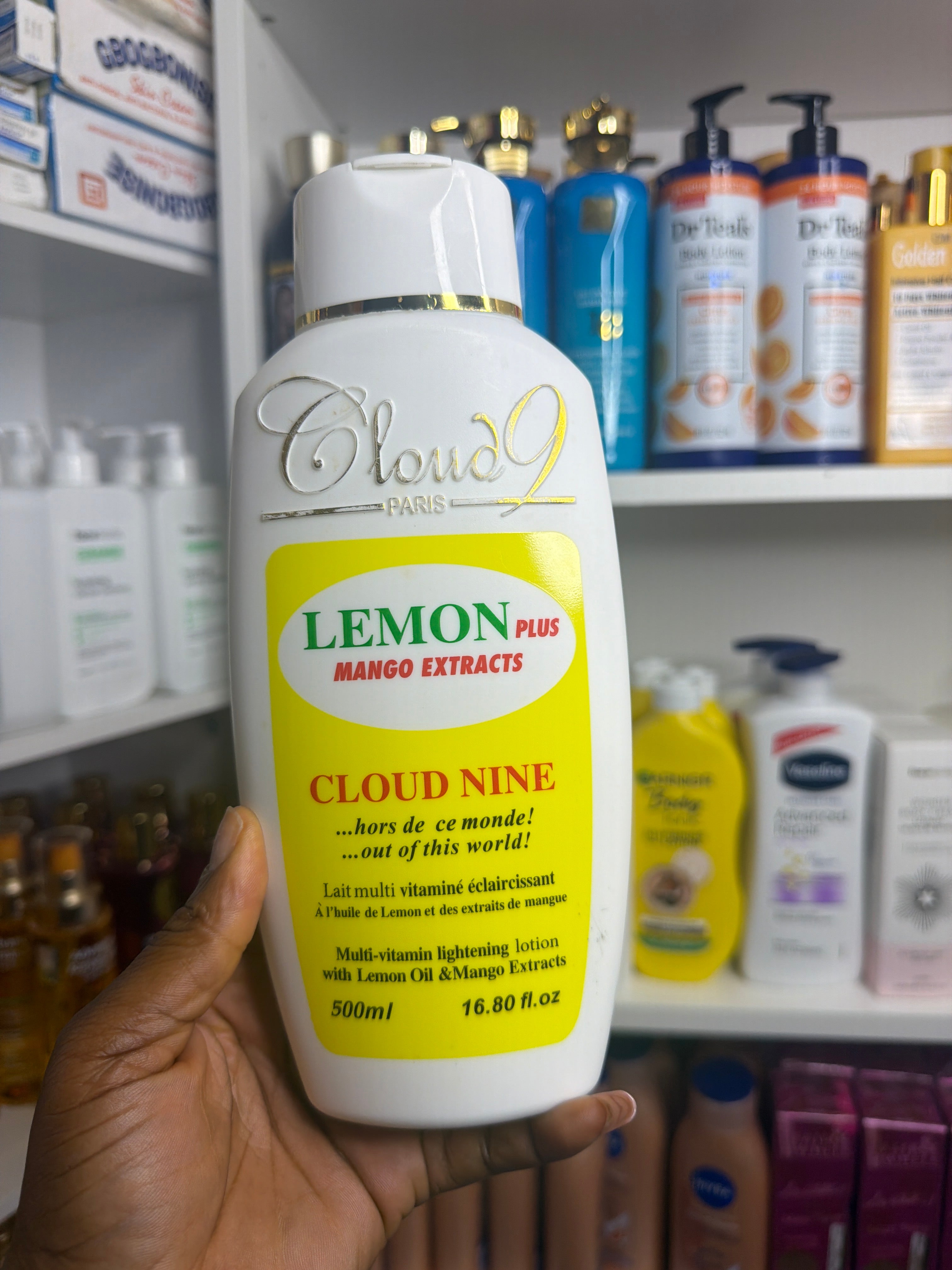 Cloud 9 lemon plus mango extracts