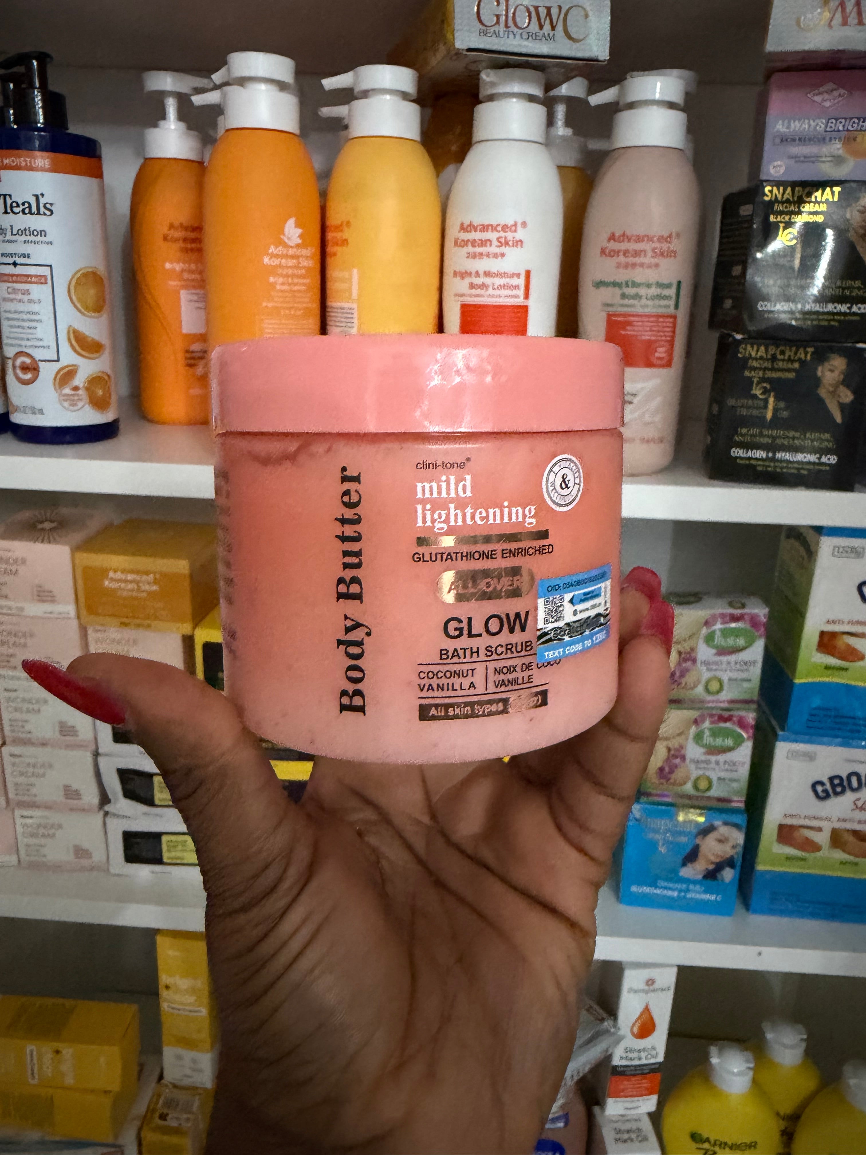 Body butter scrub