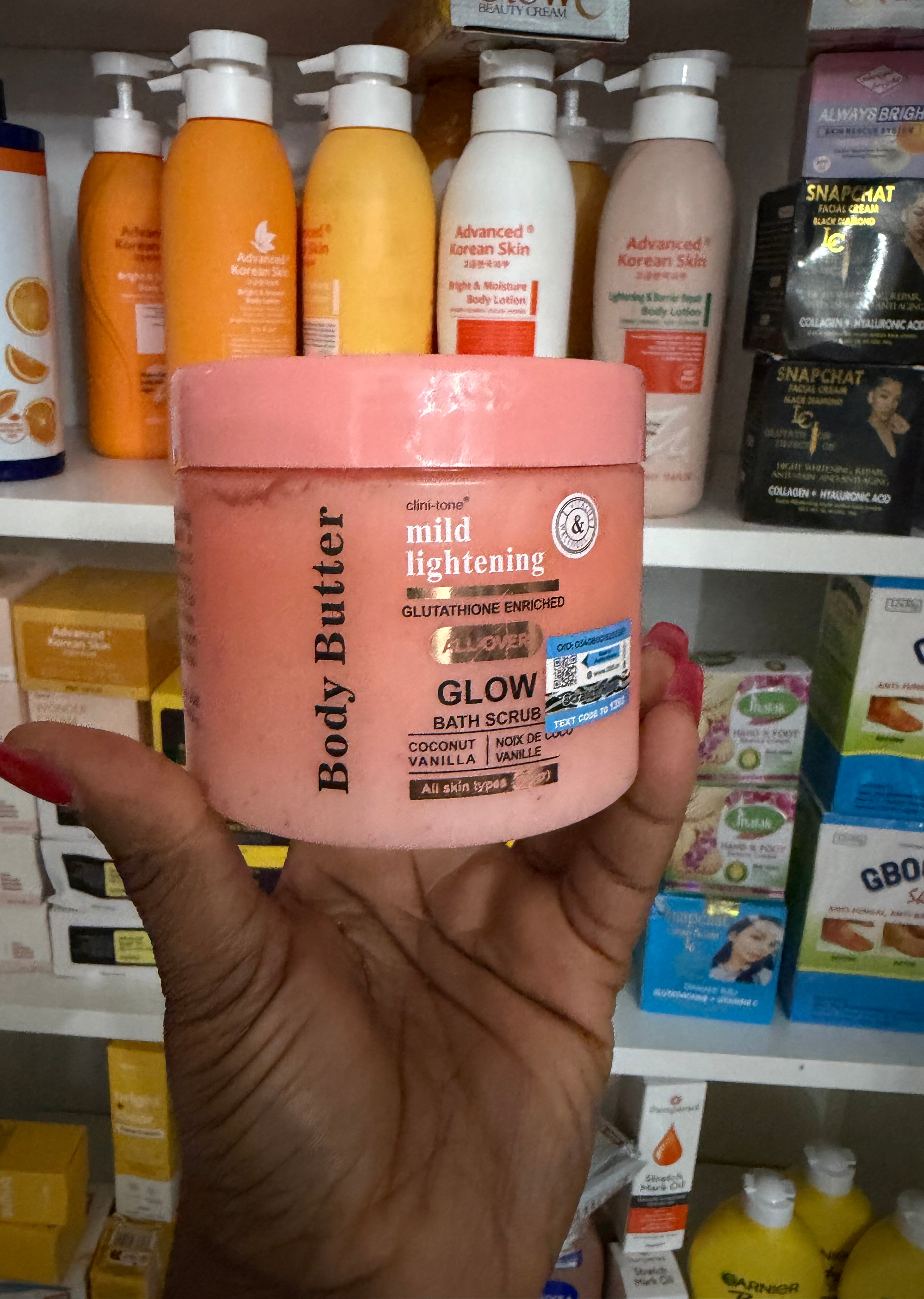 Body butter scrub