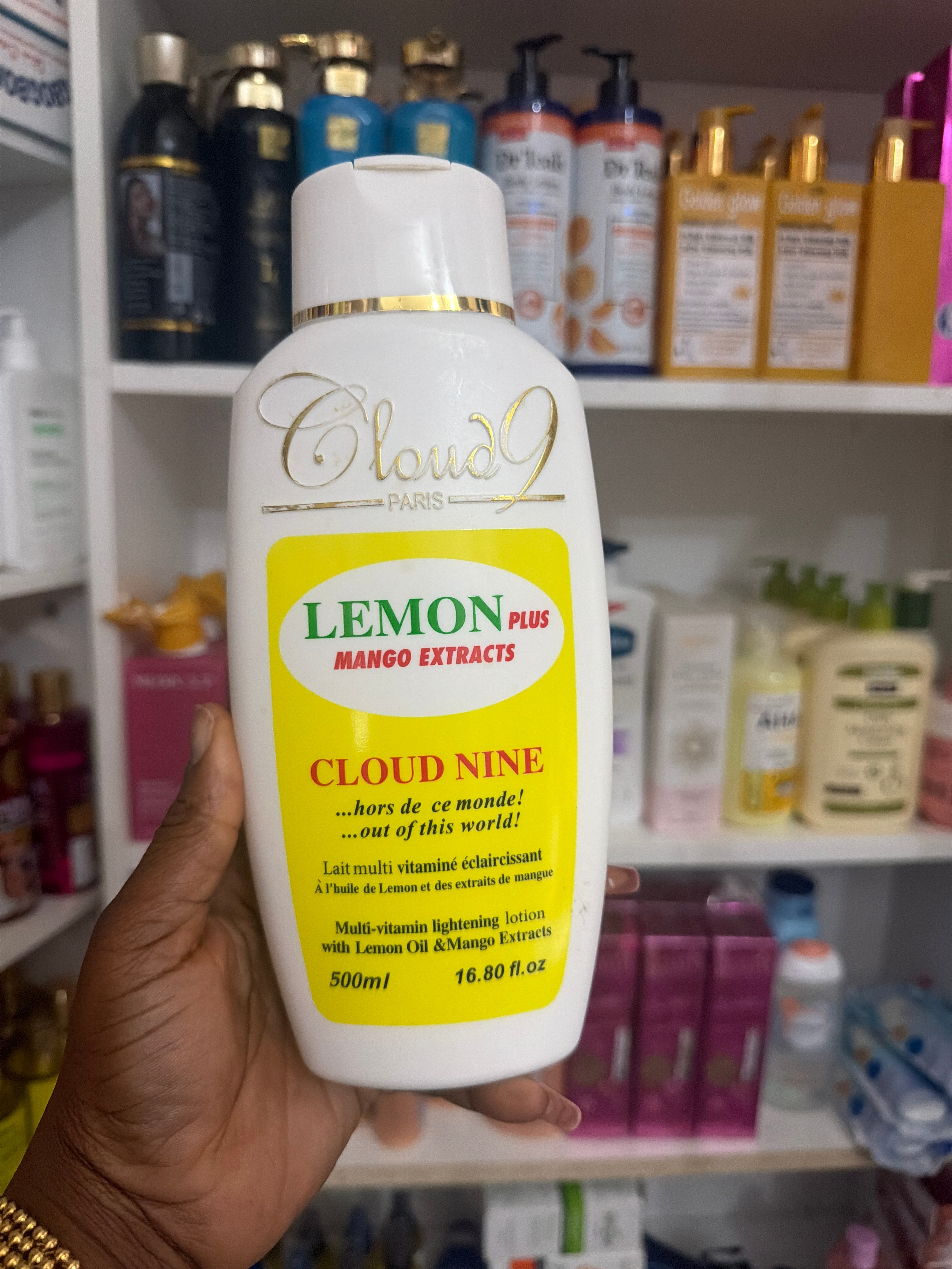 Cloud 9 lemon plus mango extracts