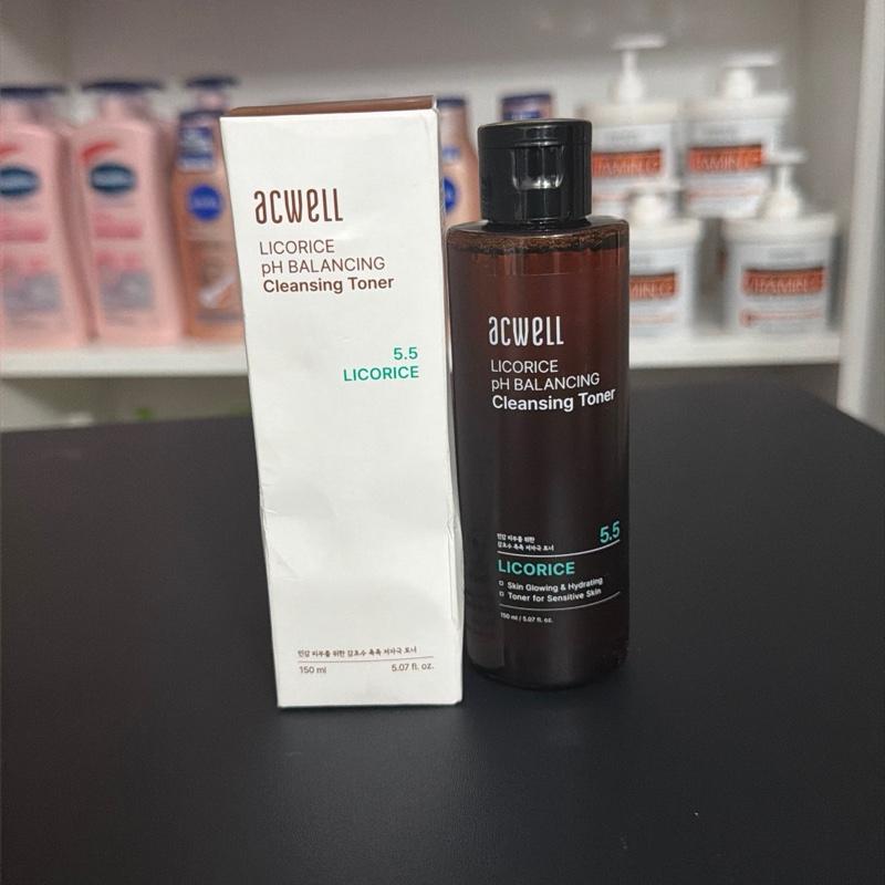 Acwell Licorice pH Balancing Cleansing Toner 150ml - Skin Brightening & Hydrat.