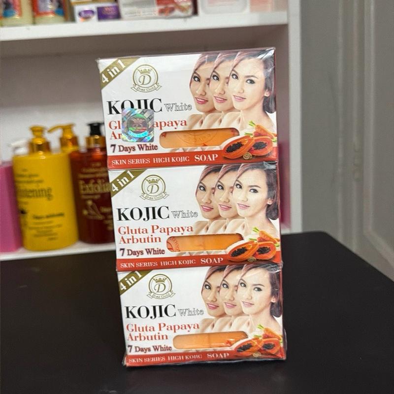 Kojic White Gluta Papaya Arbutin Soap Body Care Body Wash Skin Repair