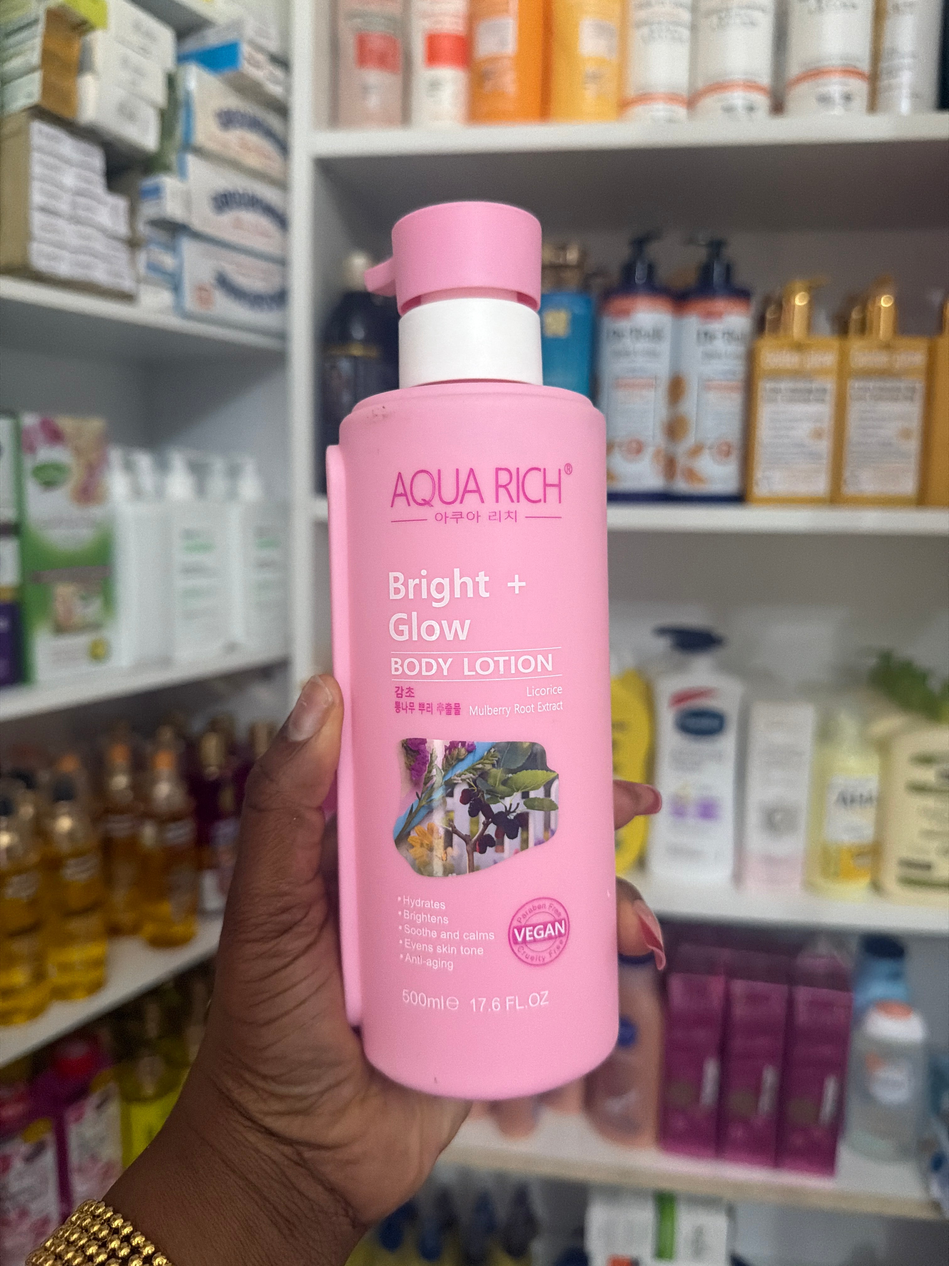 Aqua rich bright and balance body cream
