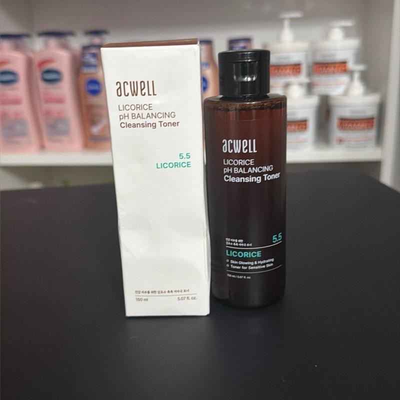 Acwell Licorice pH Balancing Cleansing Toner 150ml - Skin Brightening & Hydrat.