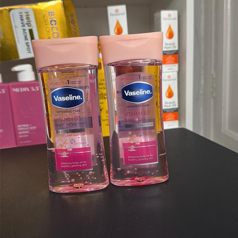 X1 Vaseline. INTENSIVE CARE* VITAMIN B3 Body  Oil healthy even tone Moisturizing Moisturizer Hydrating