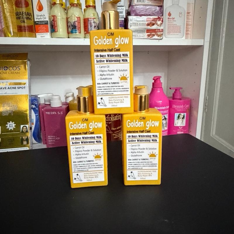 Golden glow Intensive Half Cast 10 Days Whitening Milk