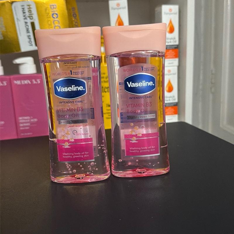 X1 Vaseline. INTENSIVE CARE* VITAMIN B3 Body  Oil healthy even tone Moisturizing Moisturizer Hydrating